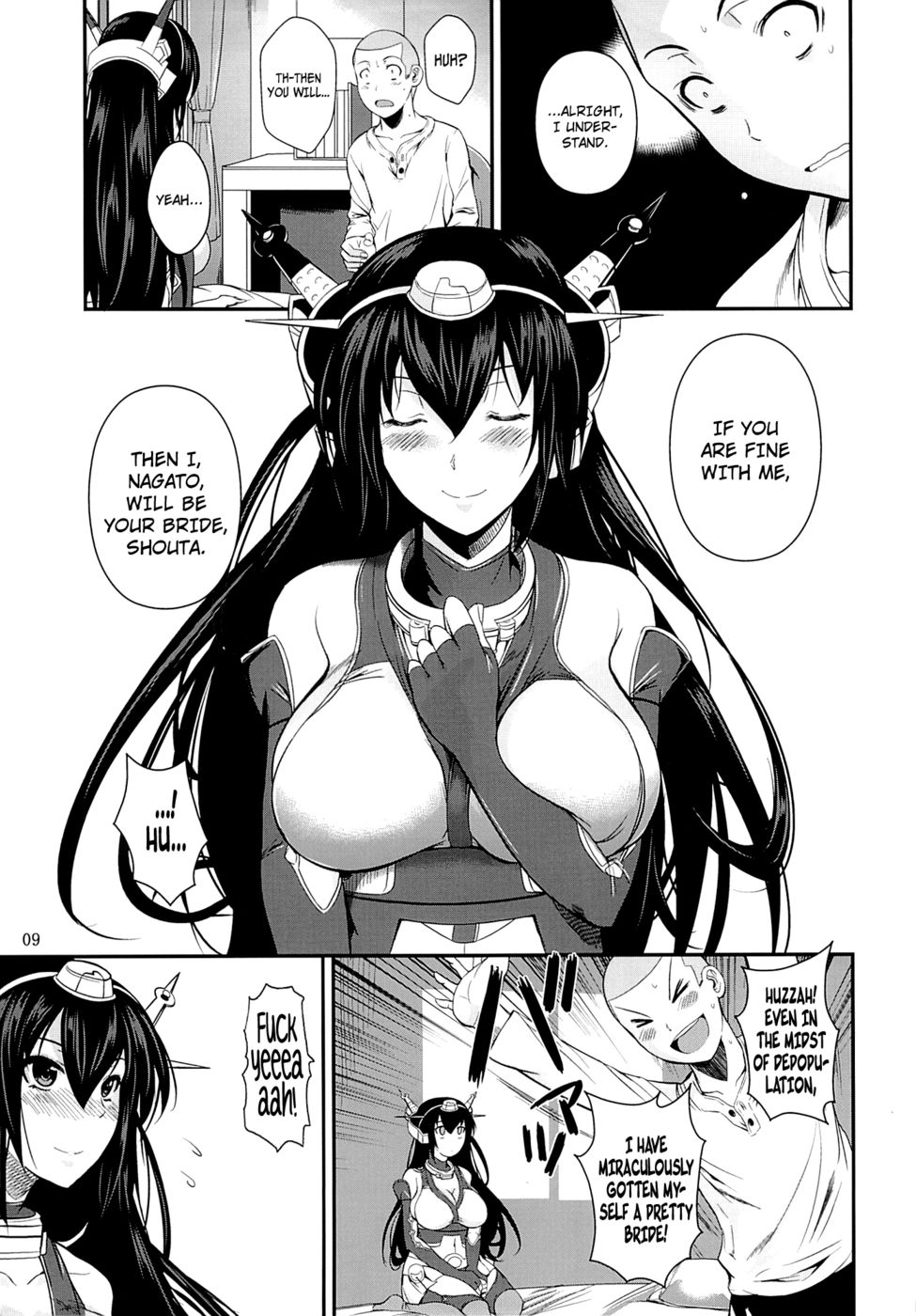 Hentai Manga Comic-Nagato Drops-Read-9